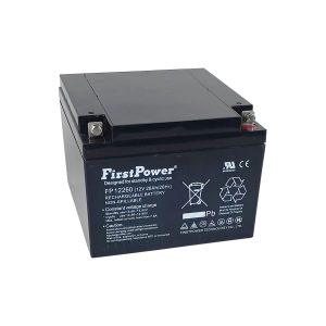 FirstPower 12V 26Ah Rechargeable Battery